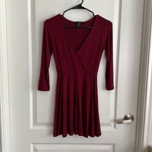 Maroon Dress